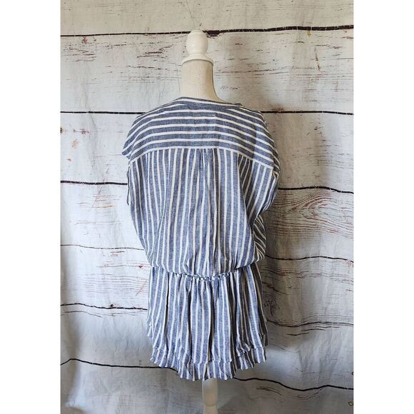 Rails Angelina Boracay Stripe Linen Dress Size Large - Picture 4 of 8